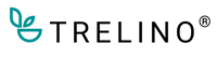 Green Trelino Logo with Trelino text