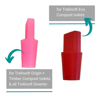 Trelino® • Plug for urine separator (different sizes)