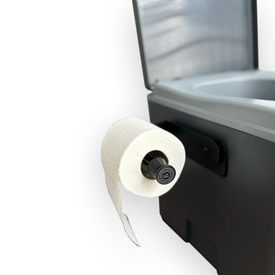 gelmags® Magnet-Toilettenrollenhalter inkl. Metall-Leiste (schwarz)