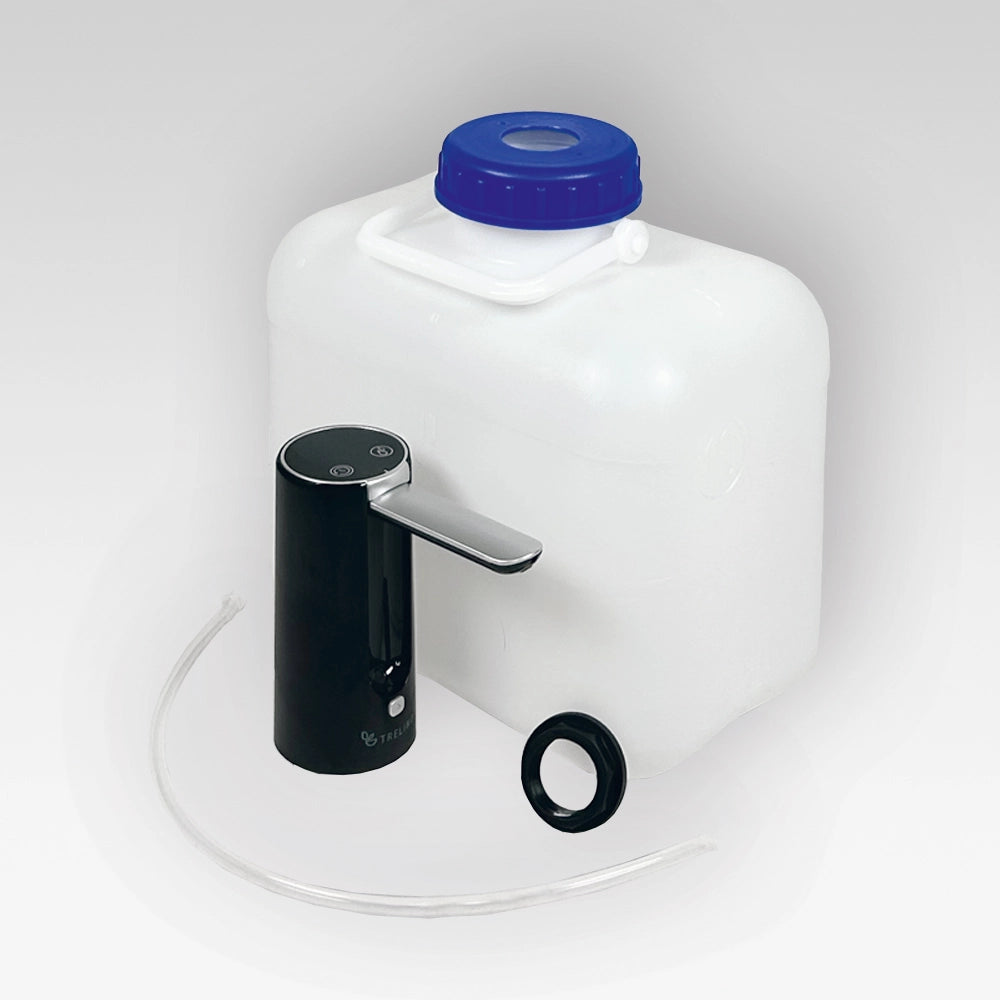Trelino® Travel Tap • Portable Water Station with Camping Water Faucet and 10 l Jerry Can