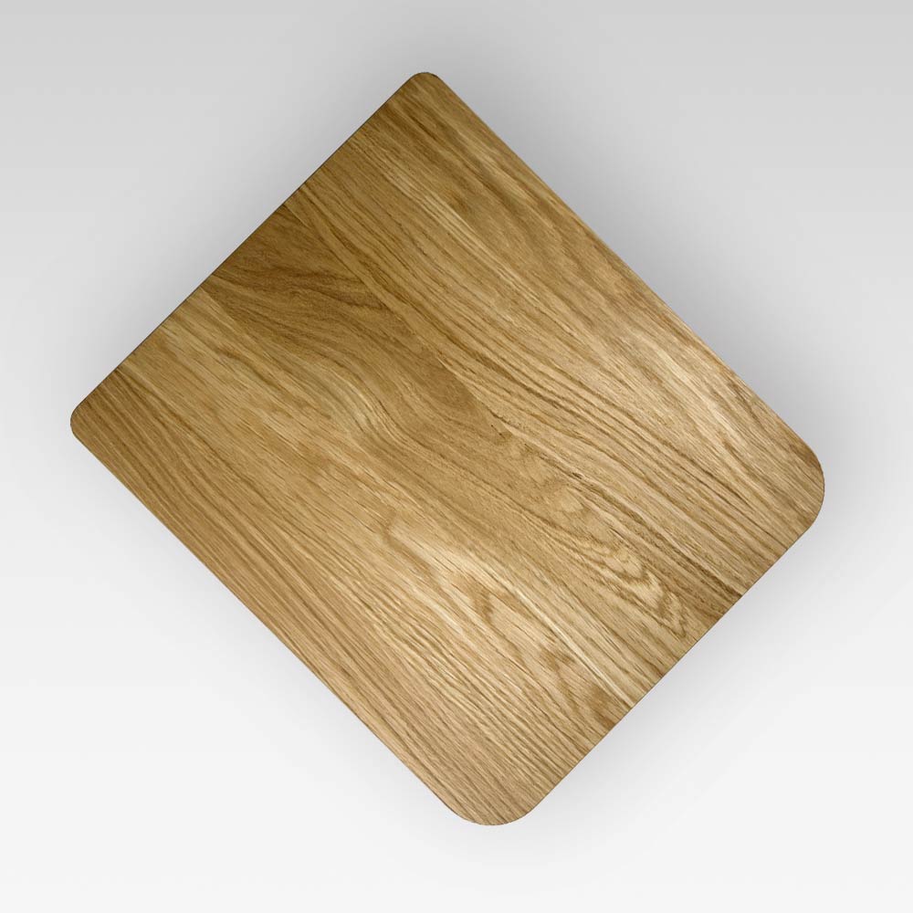 Moderner Magnetdeckel aus hellem Holz für mobiles Waschbecken und Camping Spüle.