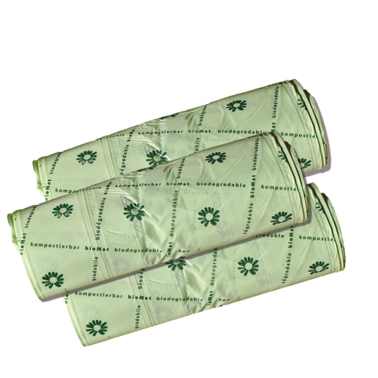 3er-Pack, 30 Liter, biologisch abbaubare Komposttoilettenbeutel