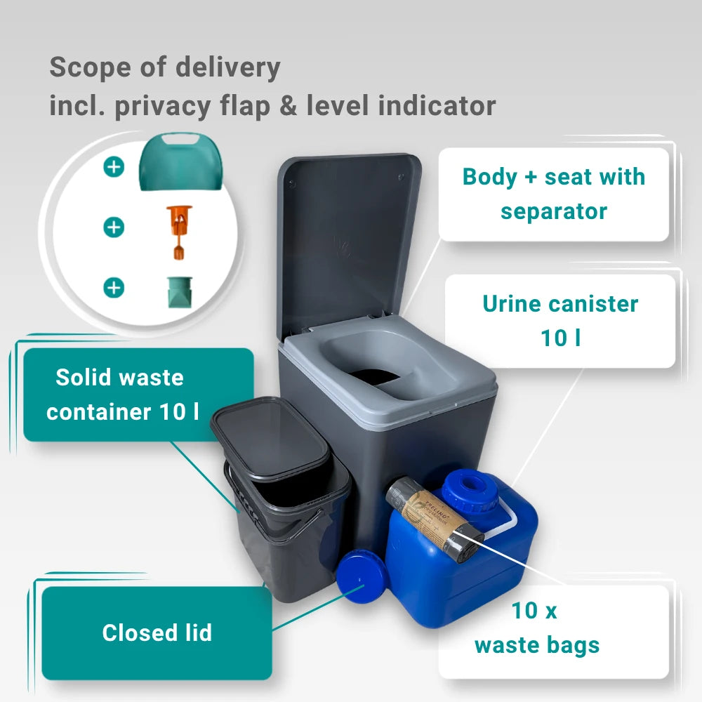 Trelino® Evo L • Toilettes à séparation