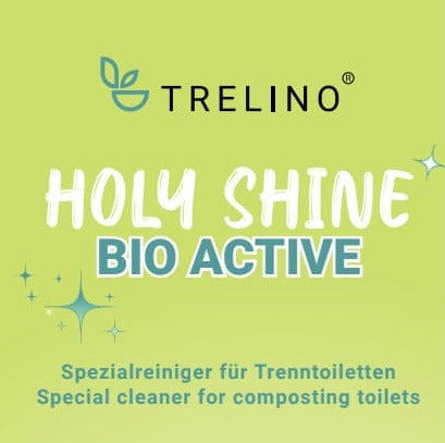 Trelino Holy Shine Bio Active Probe 100 ml mit grünem Etikett und Beschreibung.