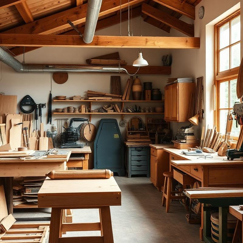 Blick in die Schreinereiwerkstatt