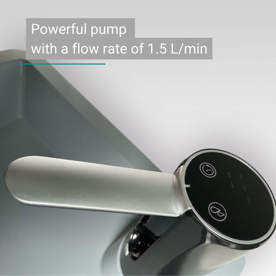 Portable camping sink with electric pump and controls, camping sink for washing hands.