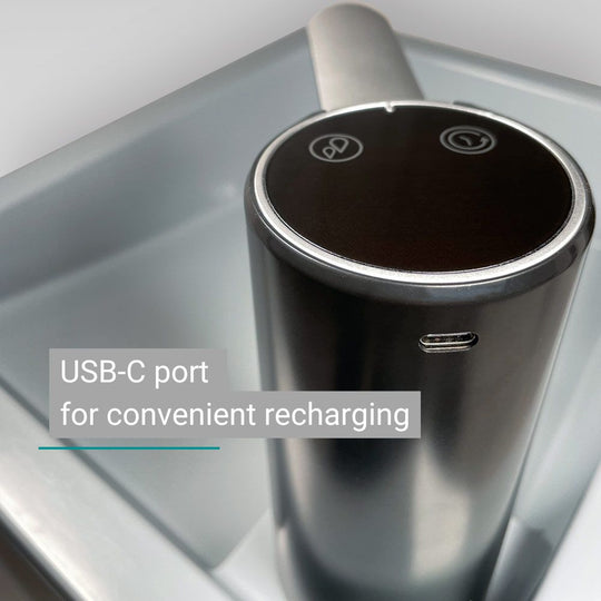 Elektrische Wasserpumpe Detailansicht für Outdoor  Camping.