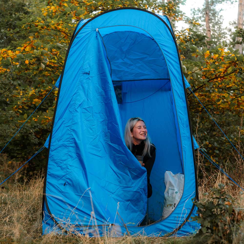 stoffen tent Toilet tent – Trelino® Composting Toilets