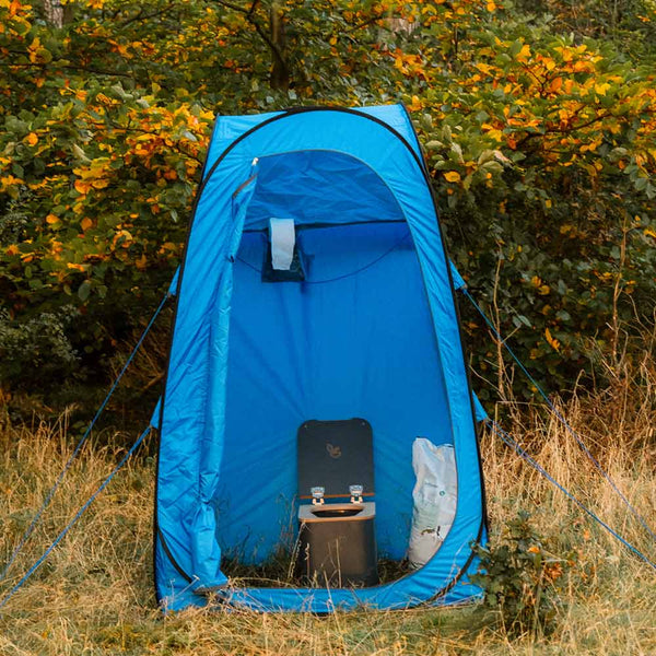 RosieLily, tenda da doccia con foresta nebbiosa pineta, tenda