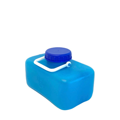 Urine canister for composting toilet incl. lid 5ℓ - blue