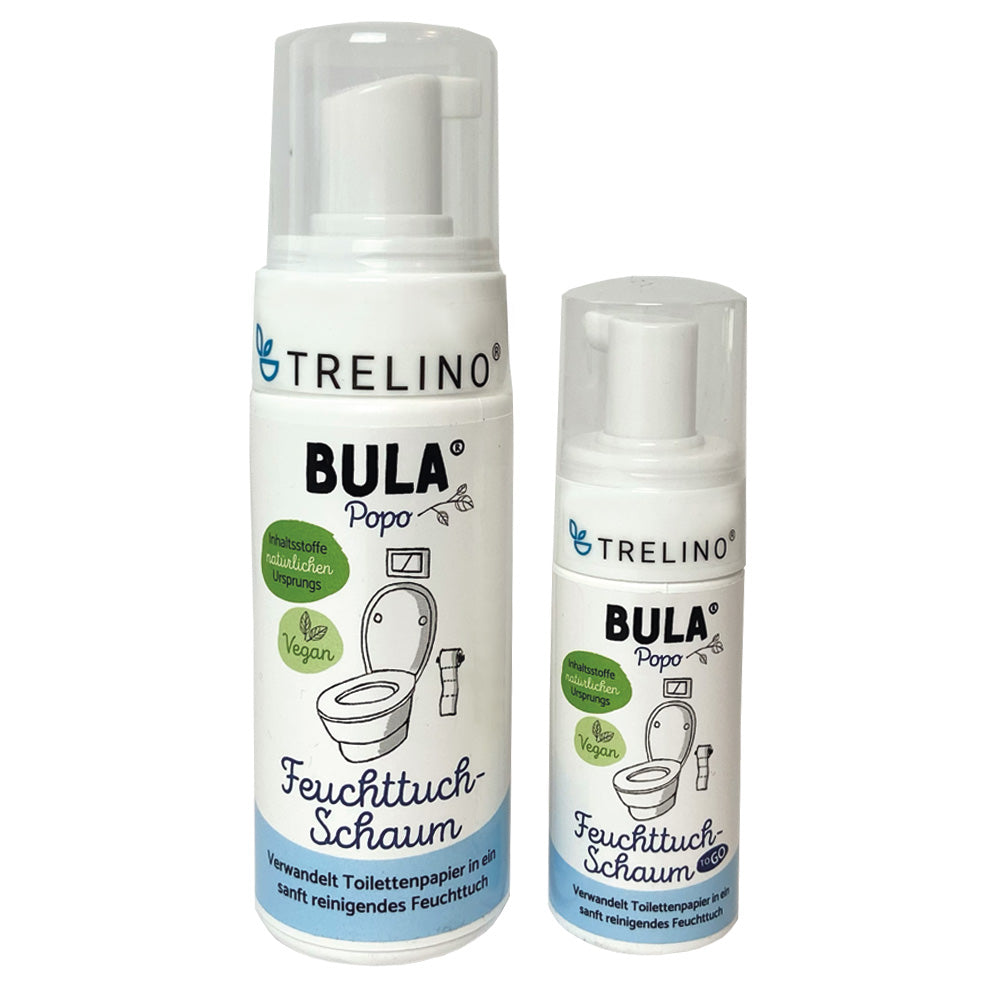 Trelino® x BULA • Butt wet wipes foam