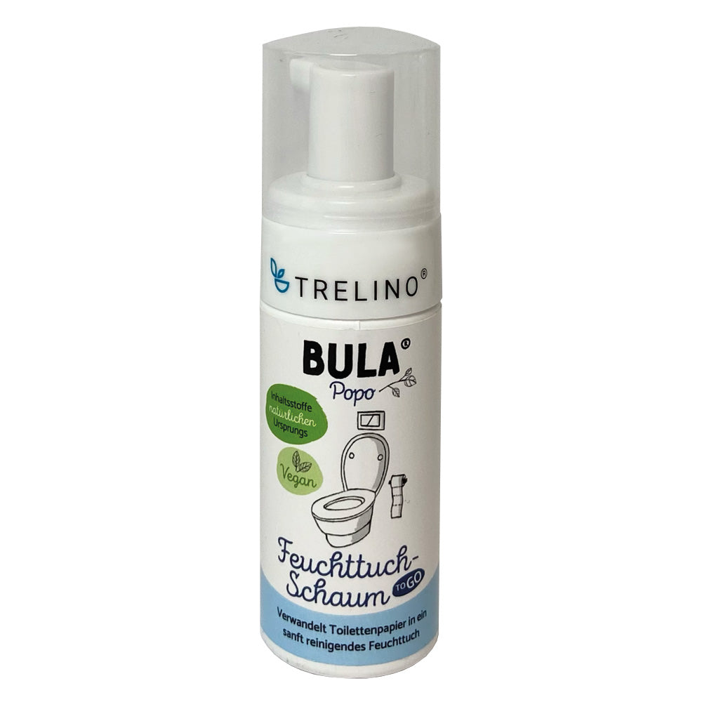 Trelino® x BULA - Salviette umidificate per il sedere in schiuma
