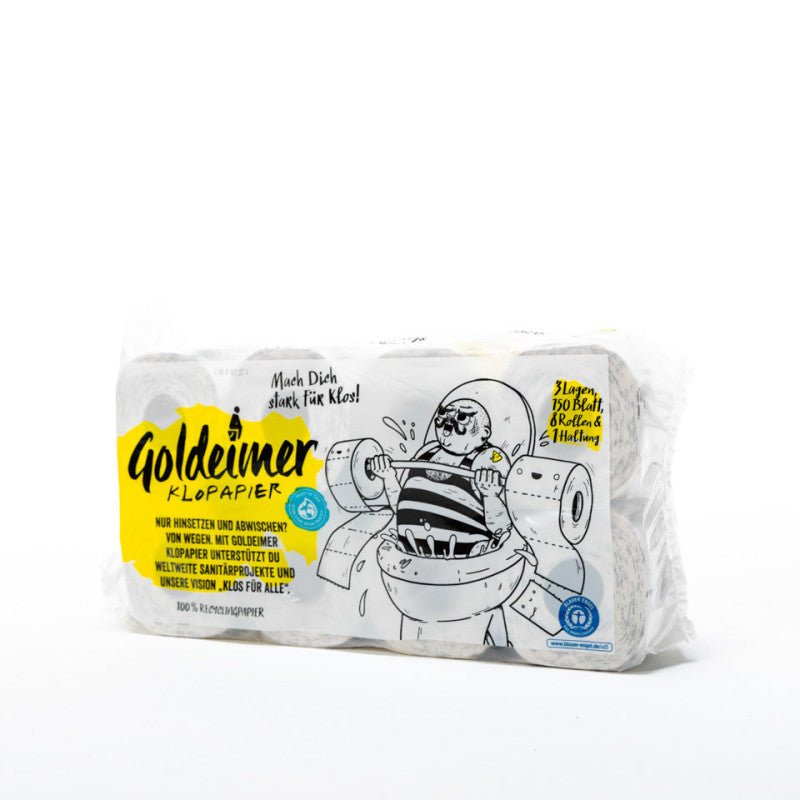 Goldeimer • Recyclable toilet paper