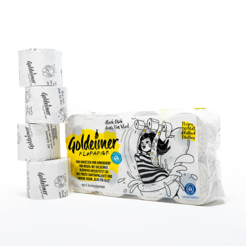 Goldeimer • Recyclable toilet paper