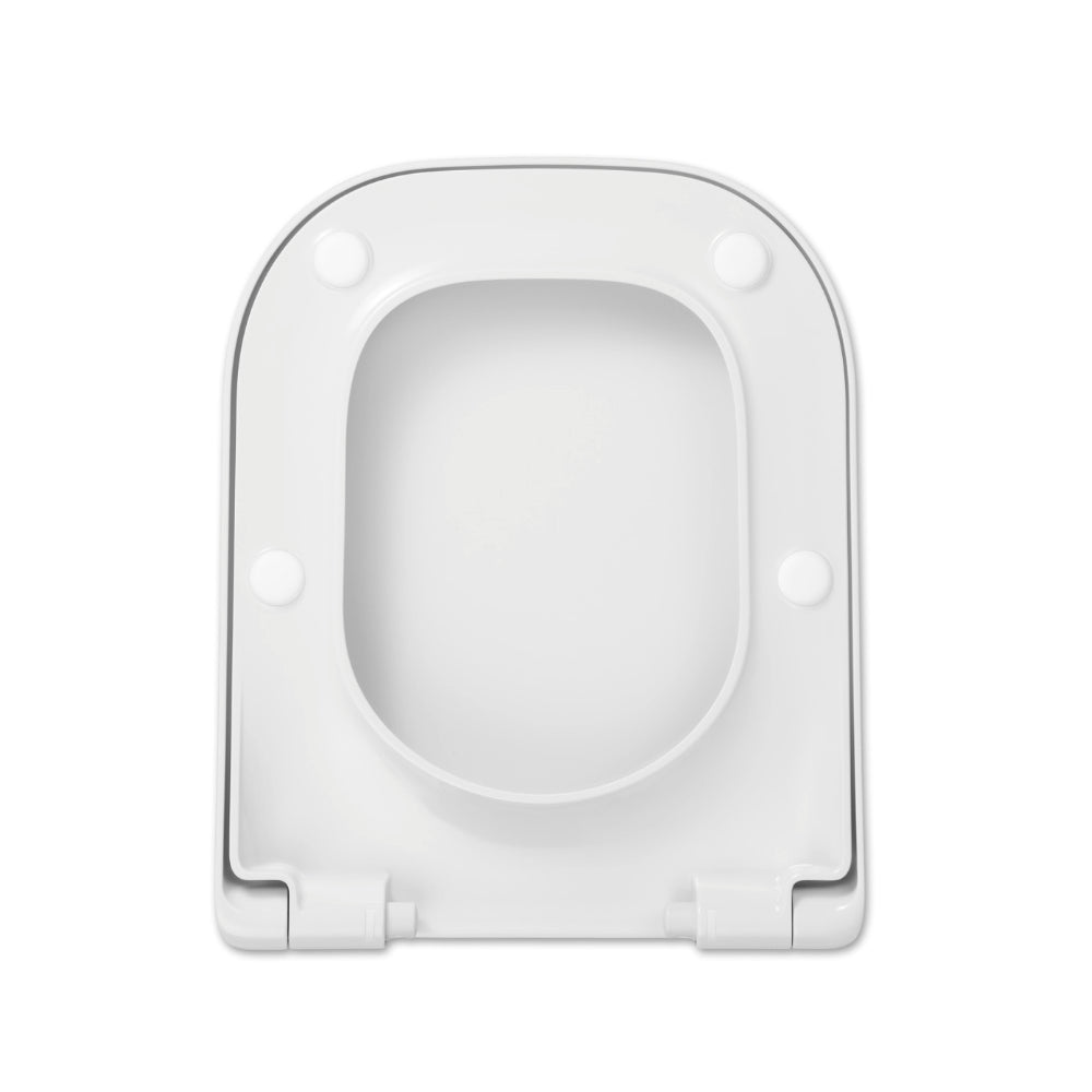 Dombach® Aliano Abattant WC avec Frein de Chute (Forme D, Blanc) - Premium  Lunette WC Antibactérien - Lunette de Toilette Clipsable, Amortie,  Ergonomique, Duroplast - Abattant Toilette, Cuvette WC : :  Bricolage