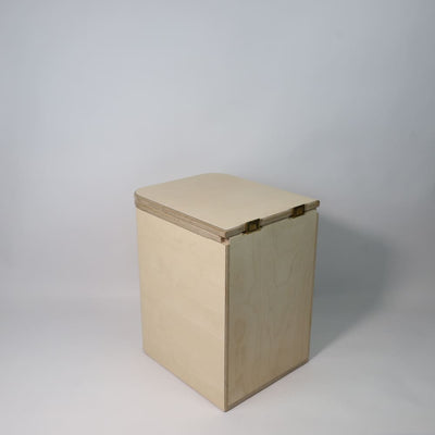 Trelino® Timber L • Baño seco con separador de madera con revestimiento HPL de calidad